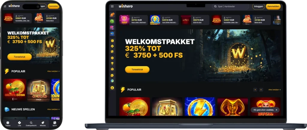 Winhero casino online belgie